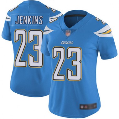 Los Angeles Chargers NFL Football Rayshawn Jenkins Electric Blue Jersey Women Limited 23 Alternate Vapor Untouchable